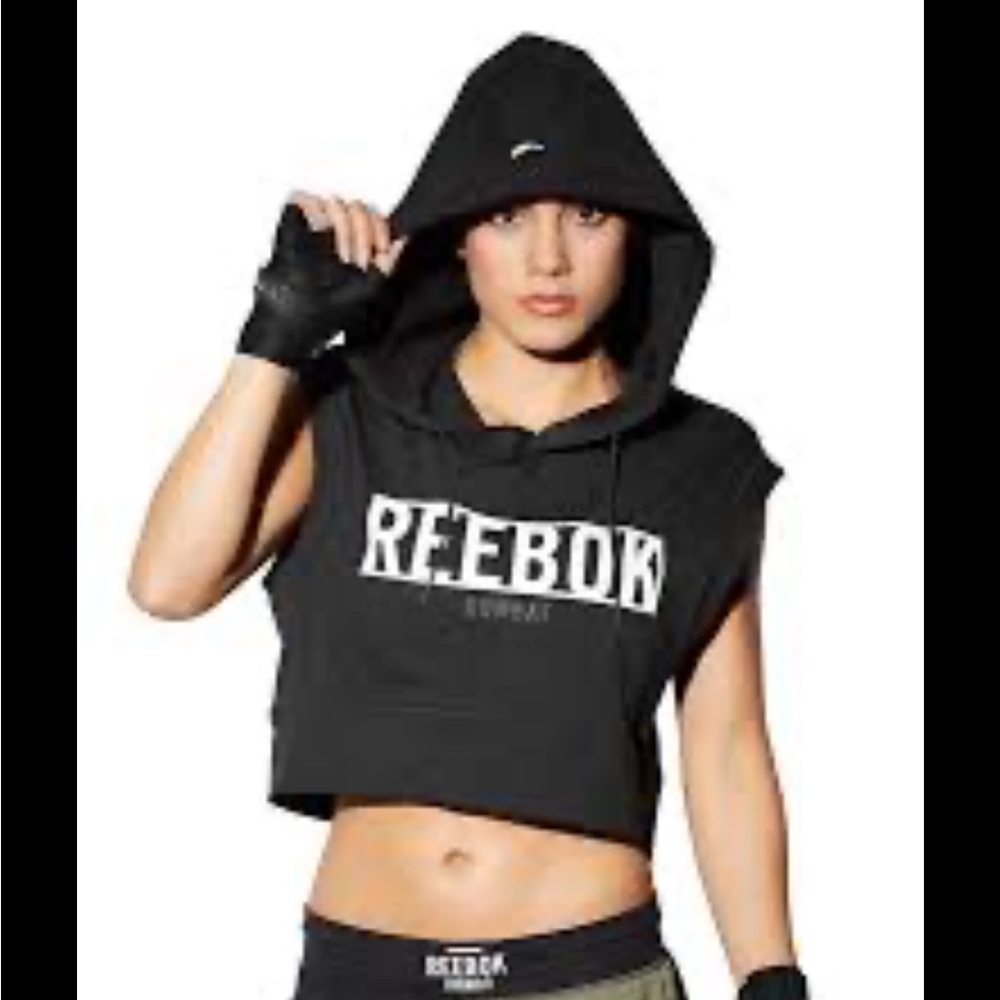 Reebok cropped hoodie